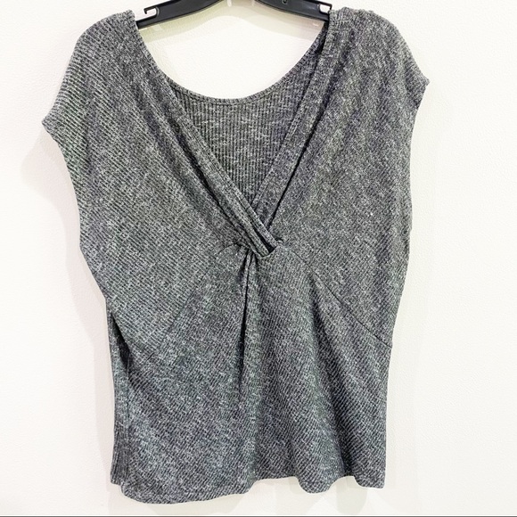 rag & bone Ribbed Cross Back Tee - Picture 5 of 8